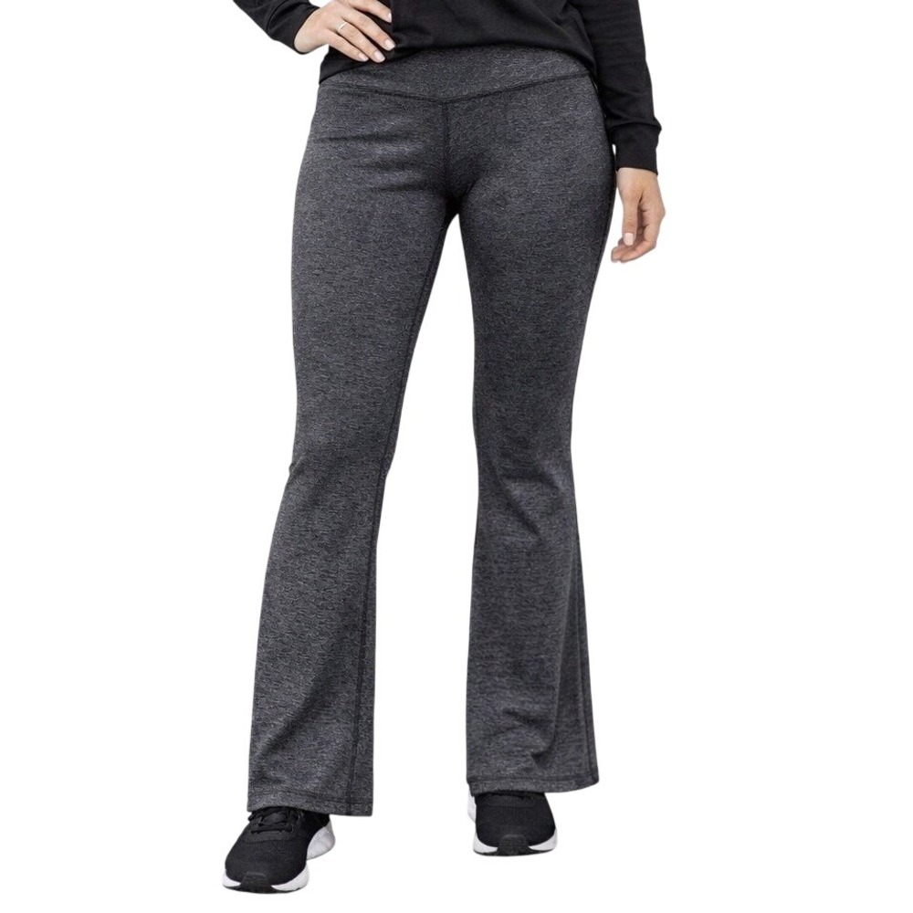 Athleta‎ Heathered Gray Bootcut Yoga Pants LP Petite Activewear Legging